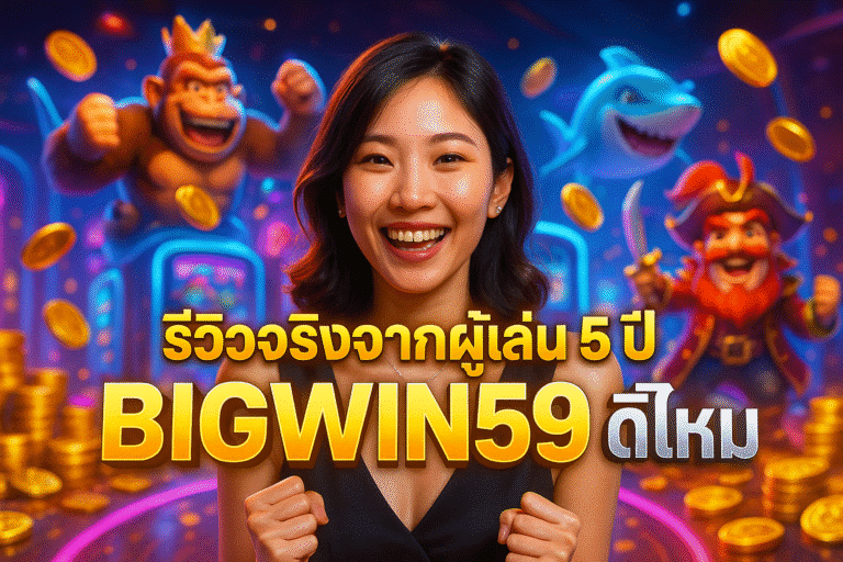 รีวิวจริงจากผู้เล่น 5 ปี BIGWIN59 ดีไหม