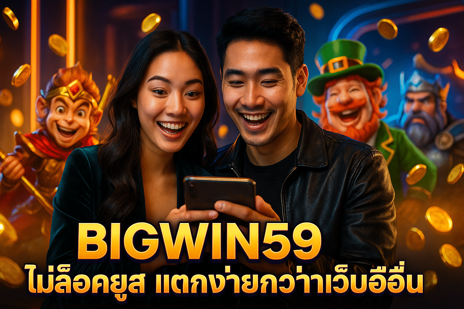 BIGWIN59 ไม่ล็อคยูส แตกง่ายกว่าเว็บอื่น