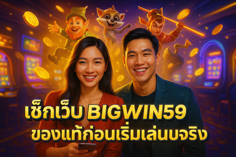 เช็กเว็บ BIGWIN59 ของแท้ก่อนเริ่มเล่นจริง